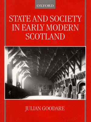 cover image of State and Society in Early Modern Scotland